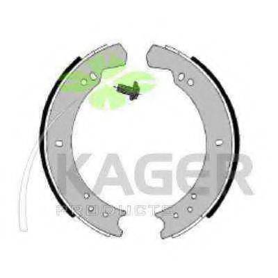 34-0505 KAGER Комлект тормозных накладок