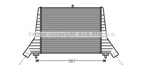 Интеркулер SB4029 AVA QUALITY COOLING