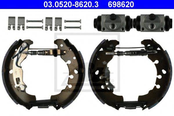 Комплект тормозных колодок 03.0520-8620.3 ATE