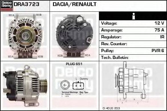 Генератор DRA3723 REMY