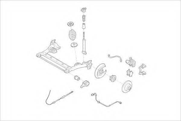 Подвеска колеса VW-07939-R DELPHI