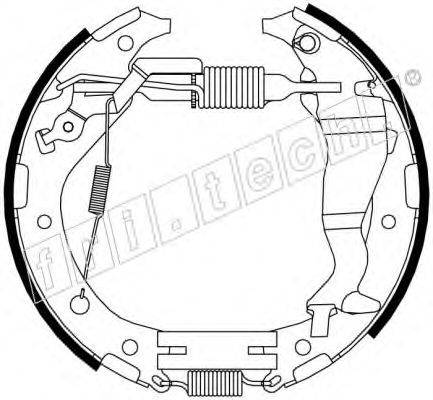 Комплект тормозных колодок 16342 fri.tech.