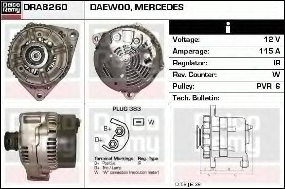 Генератор DRA8260 REMY