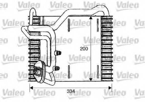 Испаритель, кондиционер 817087 VALEO