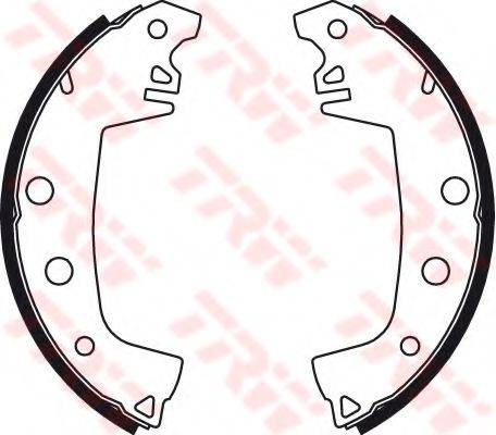 Комплект тормозных колодок GS8020 TRW
