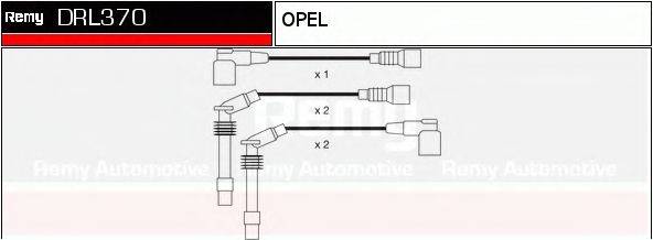 Комплект проводов зажигания DRL370 REMY