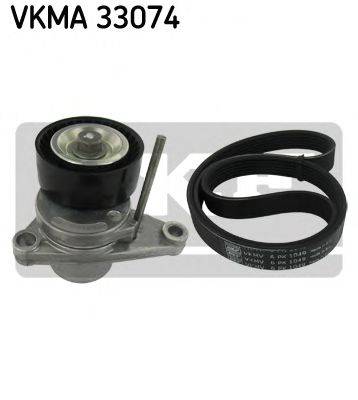 Поликлиновой ременный комплект VKMA 33074 SKF