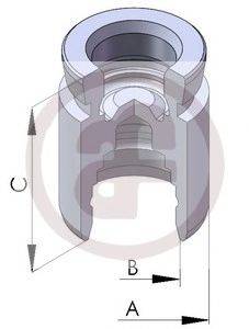 Поршень, корпус скобы тормоза D02568 AUTOFREN SEINSA