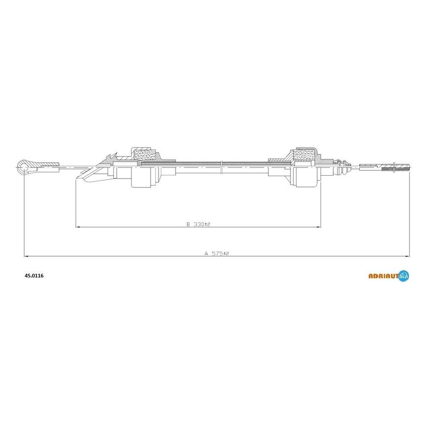 Тросик сцепления Adriauto