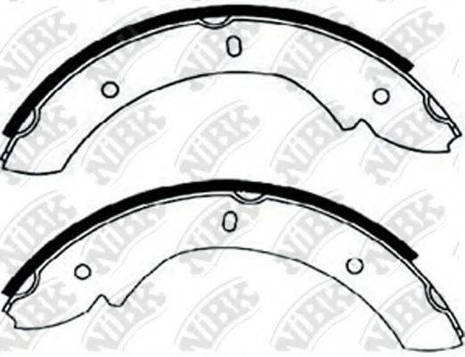 Комлект тормозных накладок FN0605 NiBK