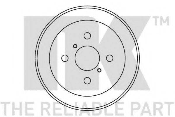 Тормозной барабан 254519 NK