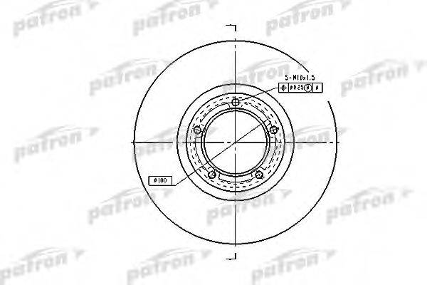 Тормозной диск PBD1622 PATRON