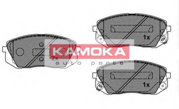 Комплект тормозных колодок, дисковый тормоз JQ101149 KAMOKA