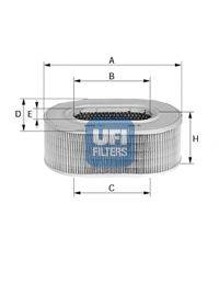 Фильтр воздушный 27.599.00 UFI