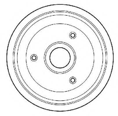 Тормозной барабан FDR329702 FERODO