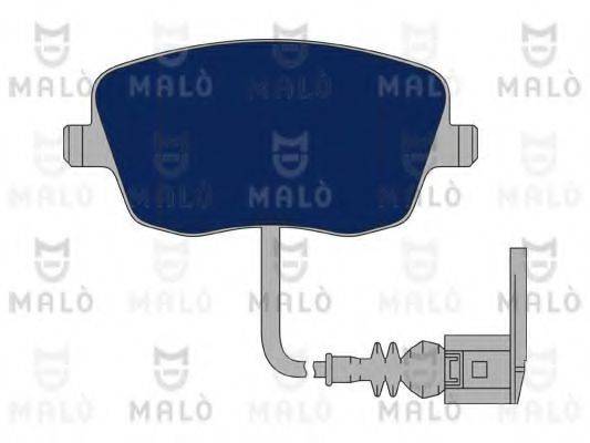 Комплект тормозных колодок, дисковый тормоз 1050784 MALO
