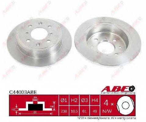 Тормозной диск задний C44003ABE ABE