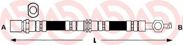 Тормозной шланг T 83 033 BREMBO