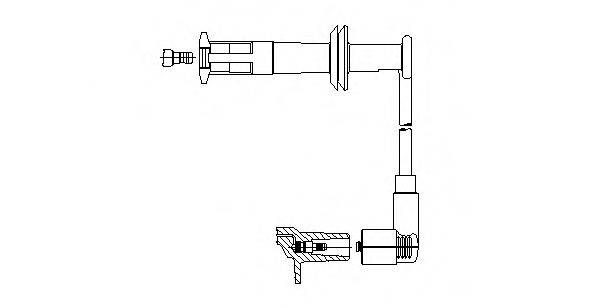 Провод зажигания 173/62 BREMI