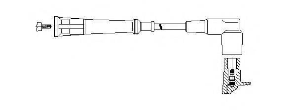 Провод зажигания 123/80 BREMI