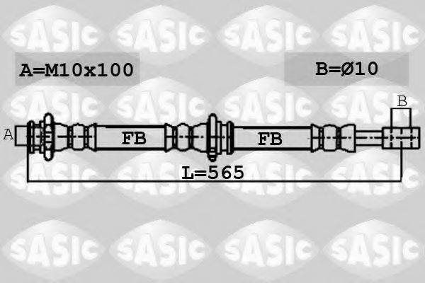 Тормозной шланг 6606157 SASIC