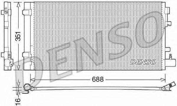 Конденсатор, кондиционер DCN23031 DENSO