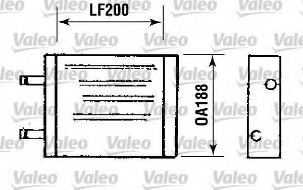 Теплообменник, отопление салона 812093 VALEO