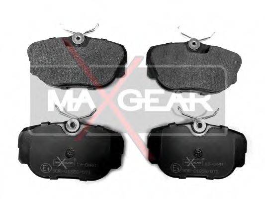 Комплект тормозных колодок, дисковый тормоз 19-0441 MAXGEAR