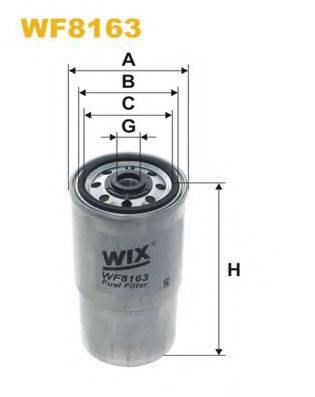 Фильтр топливный WF8163 WIX FILTERS