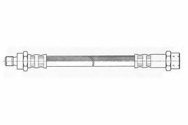 Тормозной шланг FHY2155 FERODO