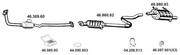 Система выпуска ОГ 462013 EBERSPACHER