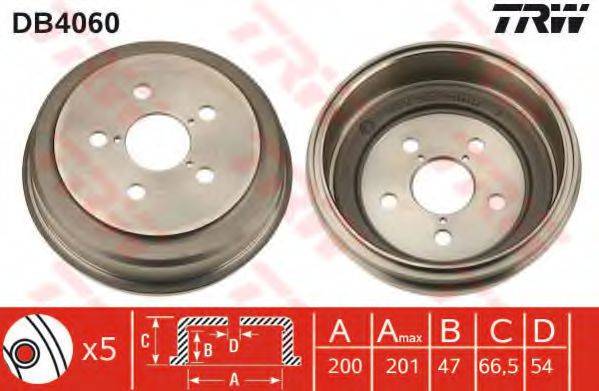 Тормозной барабан DB4060 TRW