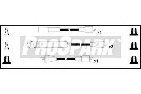 Комплект проводов зажигания OES110 STANDARD