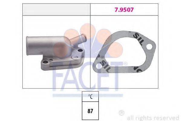 Термостат, охлаждающая жидкость 7.8163 FACET