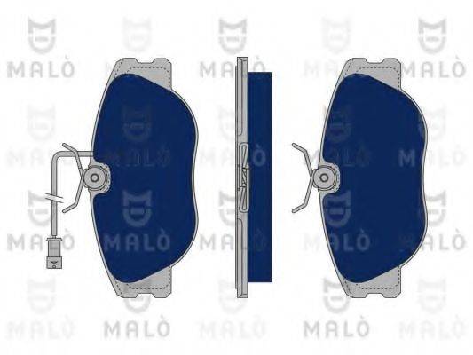 Комплект тормозных колодок, дисковый тормоз 1050299 MALO