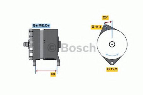 Генератор 0 120 469 646 BOSCH