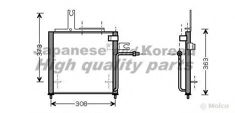 Конденсатор, кондиционер M559-56 ASHUKI