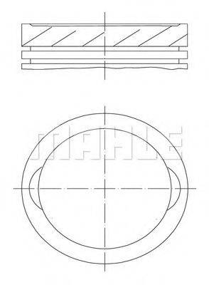 Поршень 033 98 00 MAHLE ORIGINAL