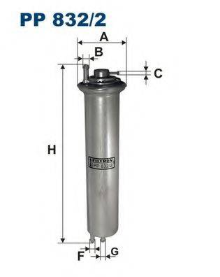 Фильтр топливный PP832/2 FILTRON