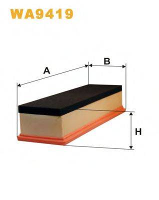 Фильтр воздушный WA9419 WIX FILTERS