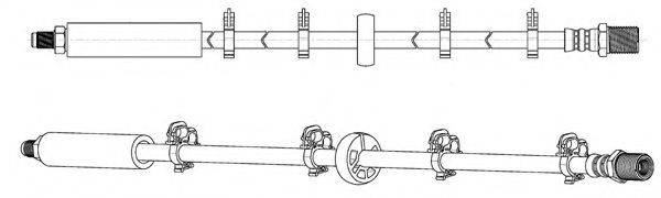 Тормозной шланг 512842 CEF