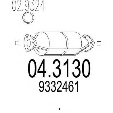 Катализатор 04.3130 MTS