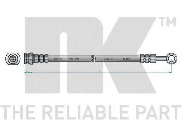 Тормозной шланг 853478 NK