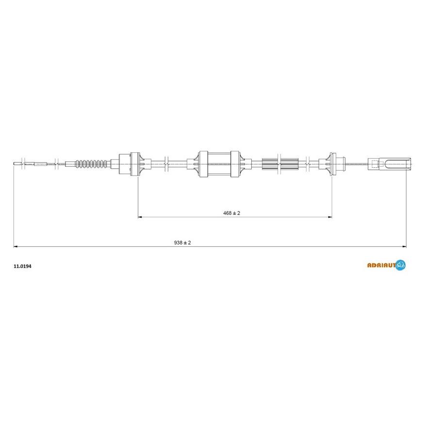 Трос сцепления 11.0194 ADRIAUTO