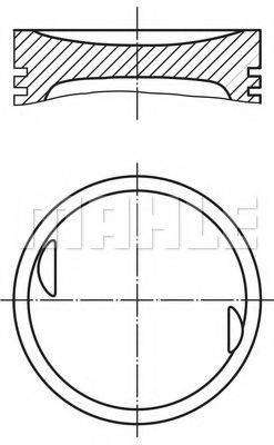 Поршень 002 27 01 MAHLE ORIGINAL