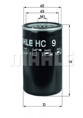 Фильтр HC 9 MAHLE ORIGINAL