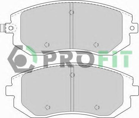 Комплект тормозных колодок, дисковый тормоз 5000-1639 C PROFIT