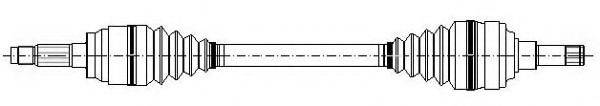 Приводной вал 655-088 CIFAM
