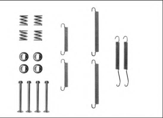 Комплектующие, тормозная колодка 8DZ 355 205-891 HELLA