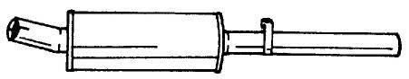 Глушитель выхлопных газов конечный